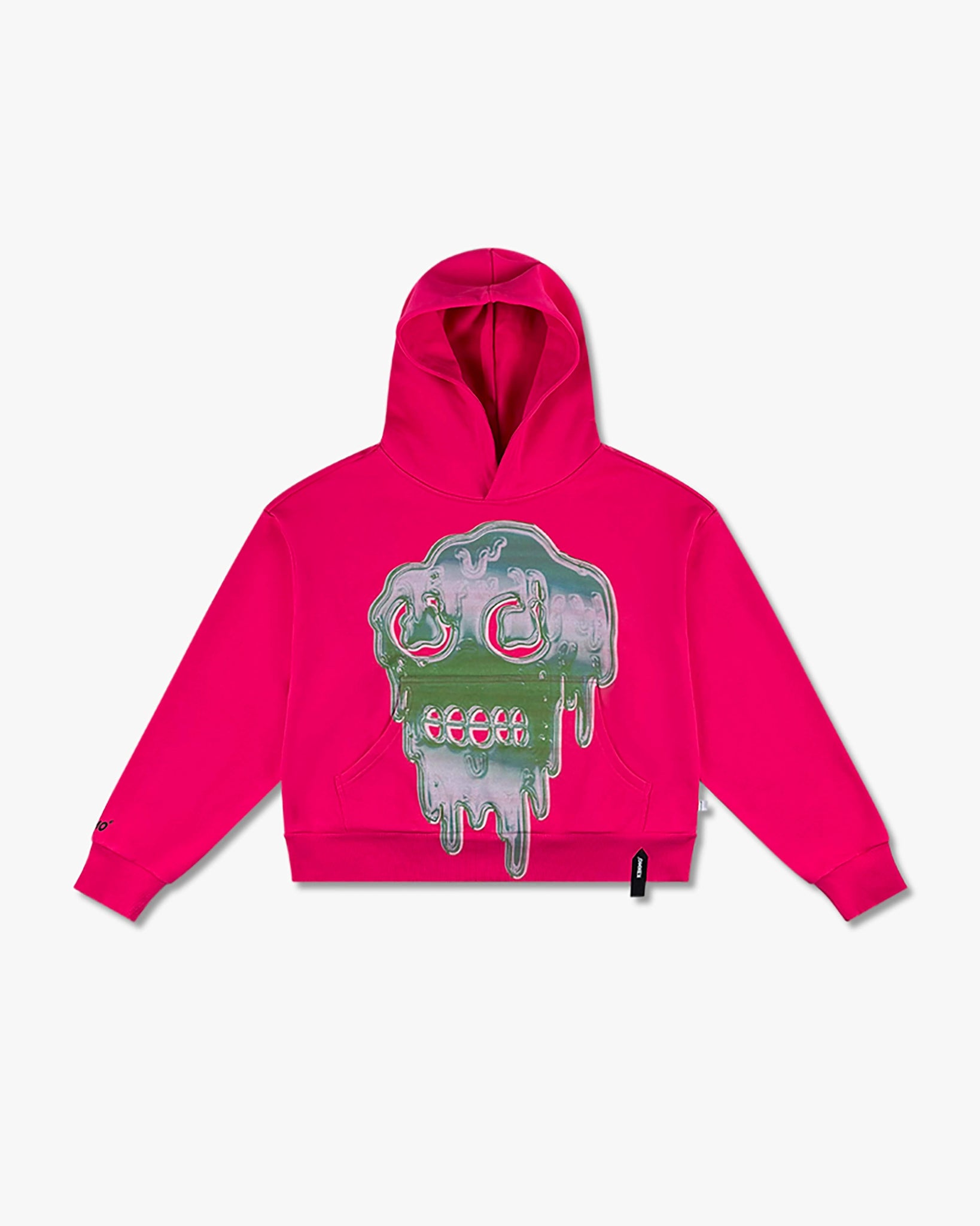 Slime Cropped Hoodie : Pink - Kenmo®