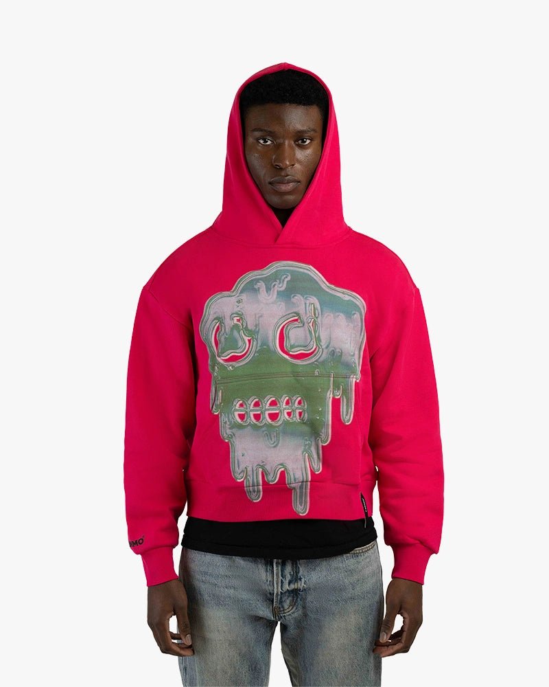 Slime Cropped Hoodie : Pink - Kenmo®