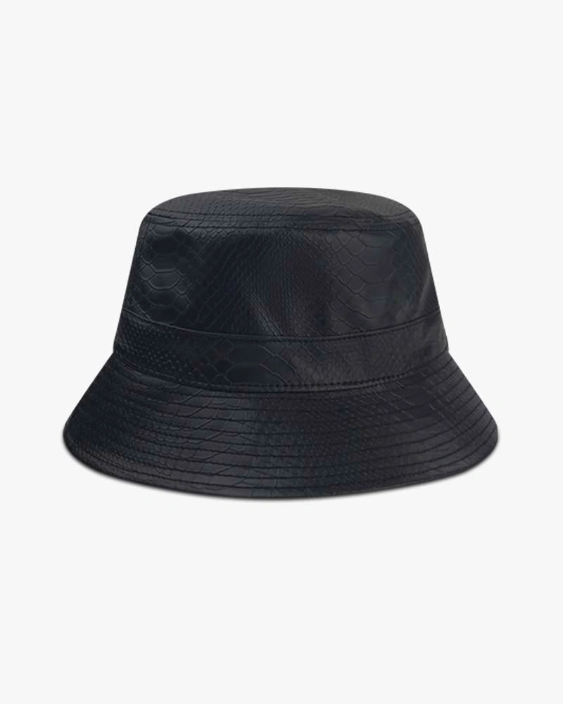Snake - skin Bucket Hat : Black - Kenmo®