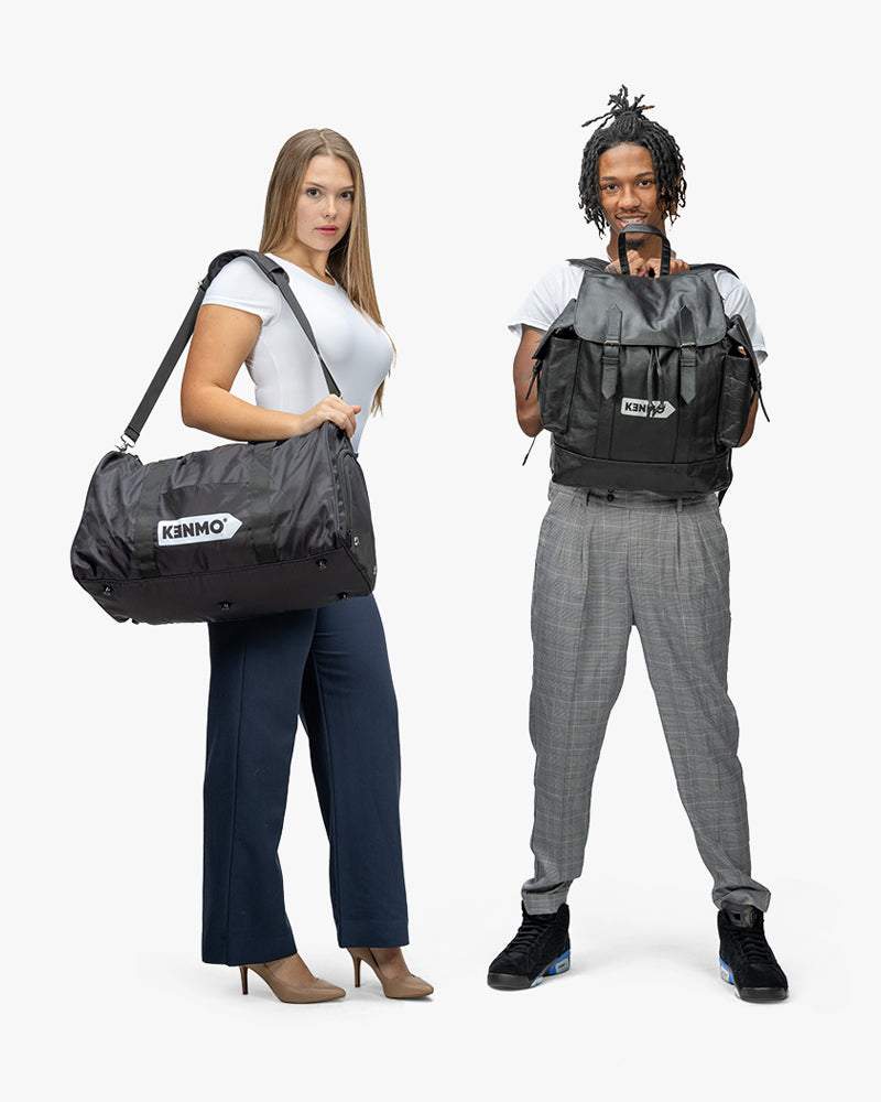 Stylish Duffel Bag : Black - Kenmo®