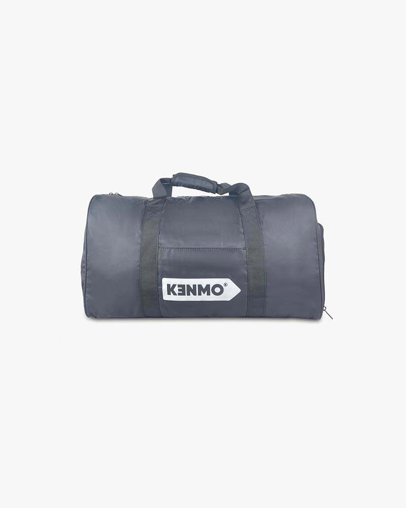 Black Duffel Bag | Kenmo Arrow Logo On Front - Kenmo®