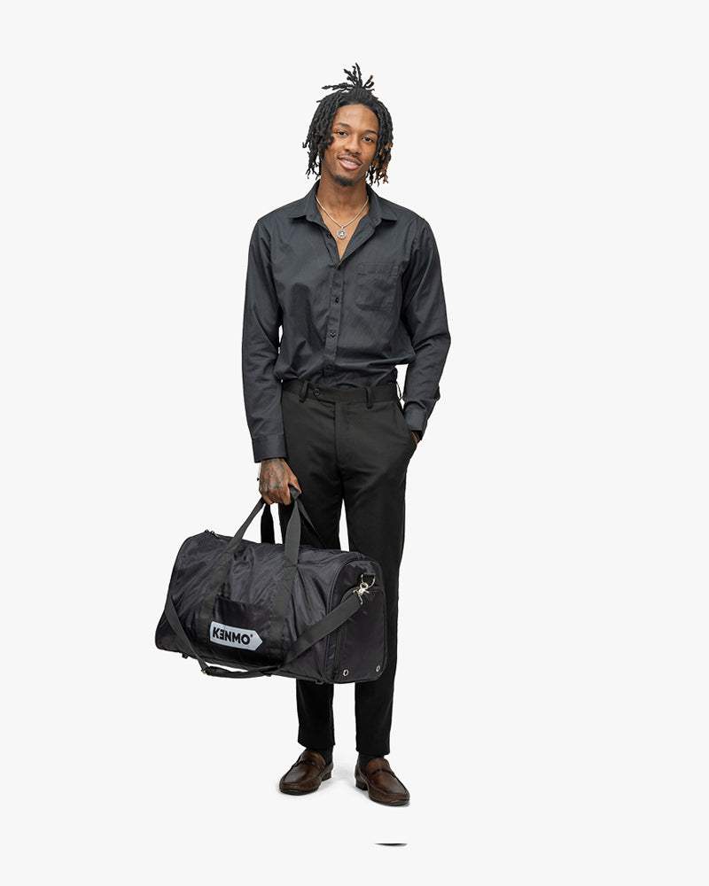 Stylish Duffel Bag : Black - Kenmo®