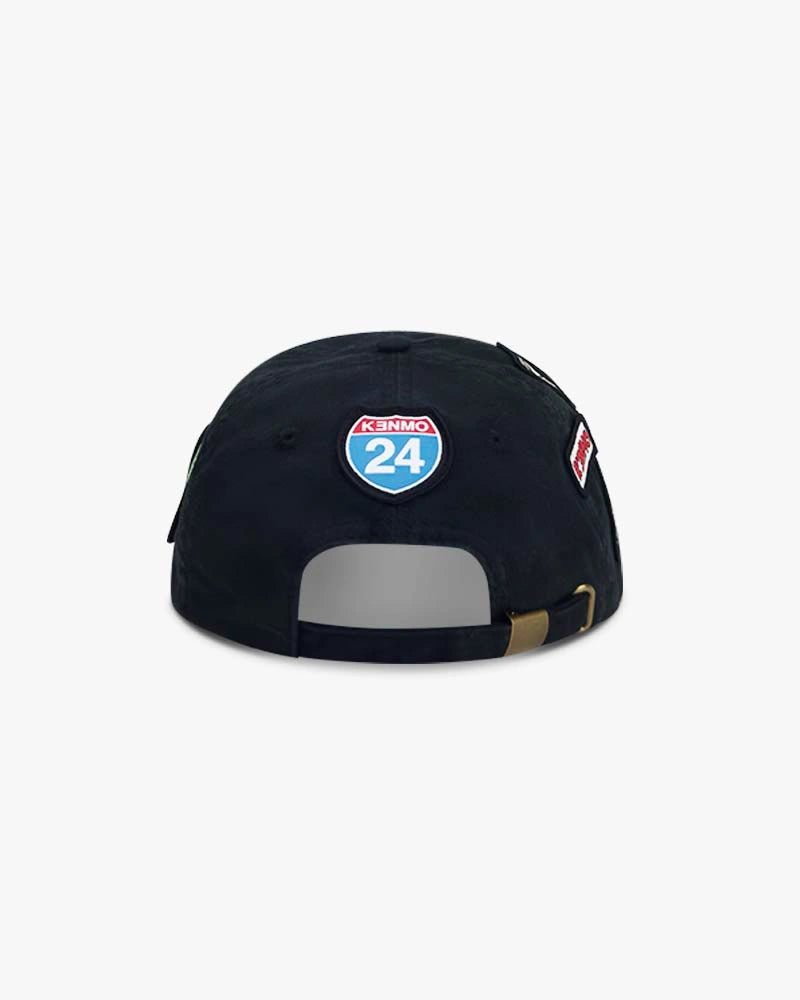 Washed Patch Hat : Black - Kenmo®