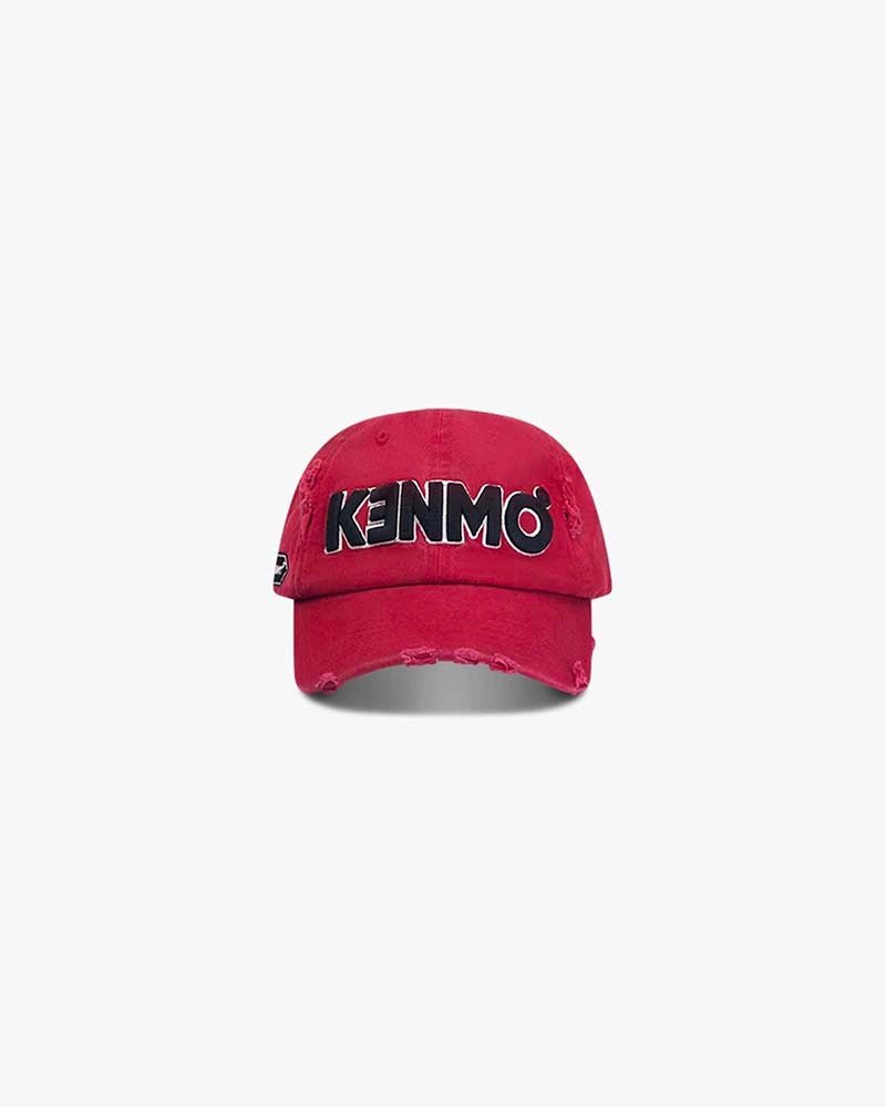 Red Washed Baseball Cap – Signature Vintage Hat - Kenmo®