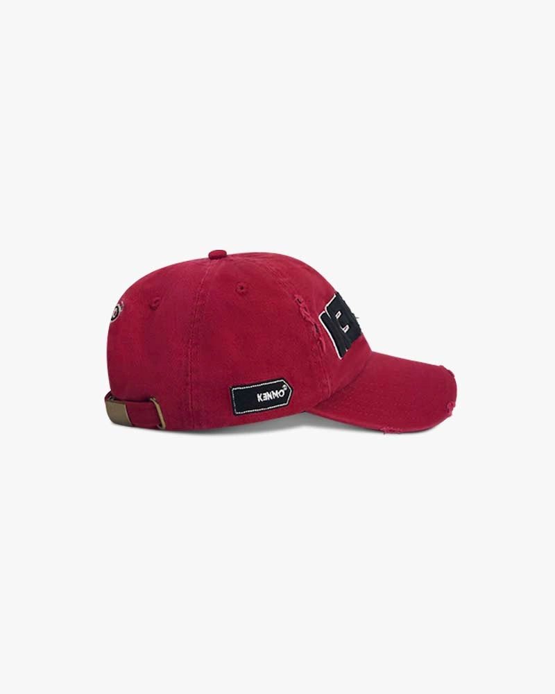Red Washed Baseball Cap – Signature Vintage Hat - Kenmo®
